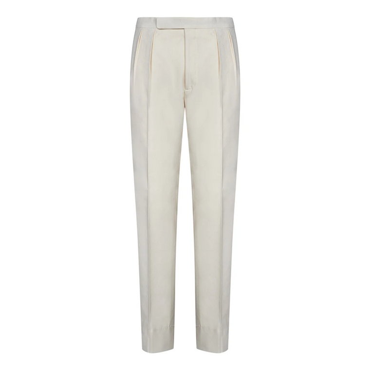 Białe Spodnie z Logo Ralph Lauren