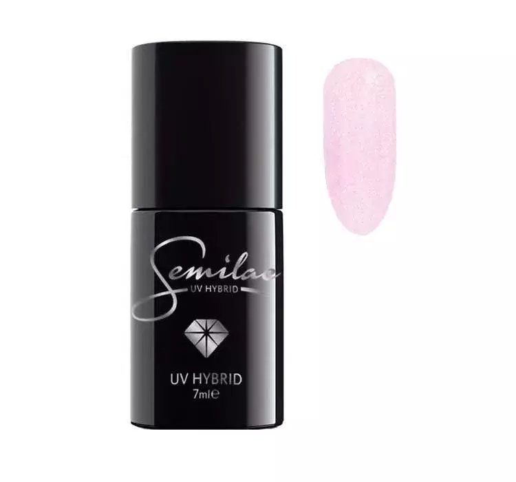 SEMILAC LAKIER HYBRYDOWY UV PINK CRYSTALS 164