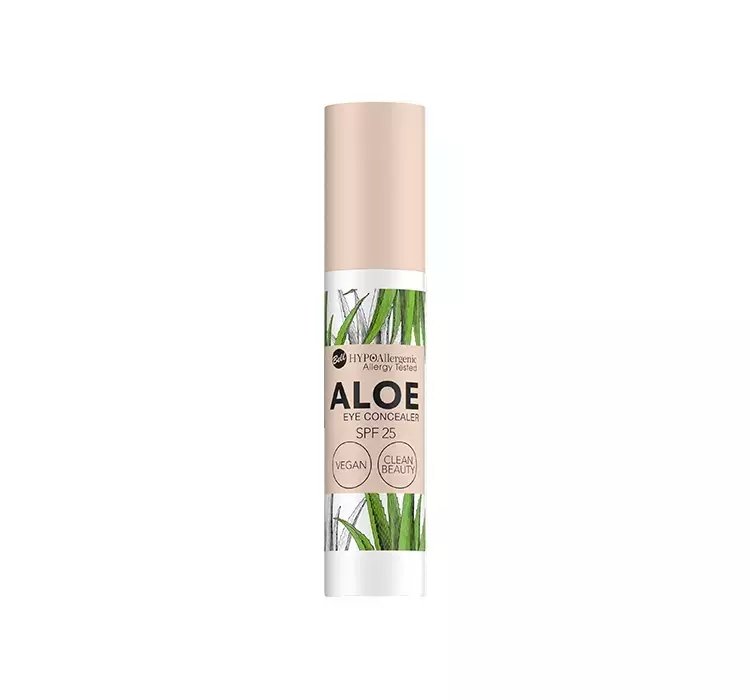 BELL HYPOALLERGENIC ALOE EYE CONCEALER SPF 25 KOREKTOR POD OCZY 02 PEACH 4,8G