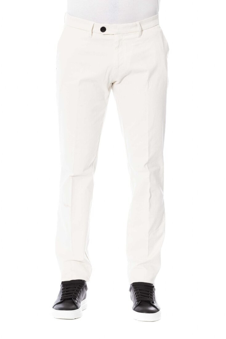 Spodnie marki Trussardi model 32P00040 1T001879 A 001 kolor Biały. Odzież męska. Sezon: