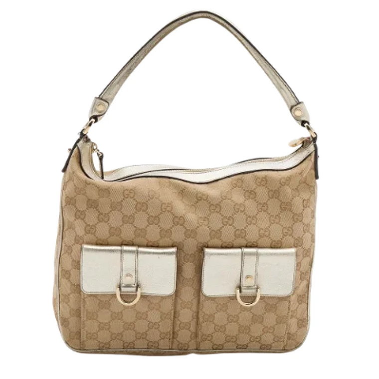 Pre-owned Canvas handbags Gucci Vintage