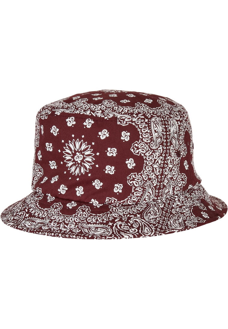 Czapka Z Daszkiem  Bucket Hat Czerwona Flexfit 5003BP