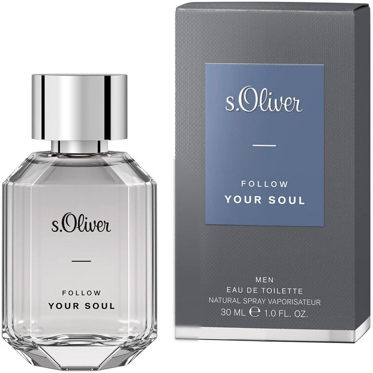 Woda toaletowa męska S.Oliver Follow Your Soul Men 30 ml (4011700865130). Perfumy męskie