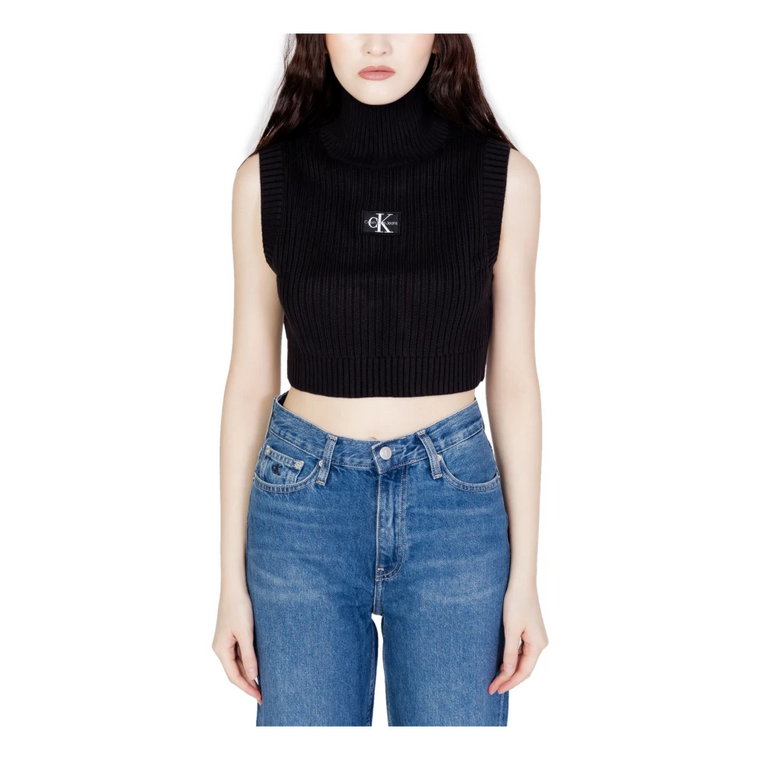 Badge Cropped High N J20J220442Beh Calvin Klein Jeans