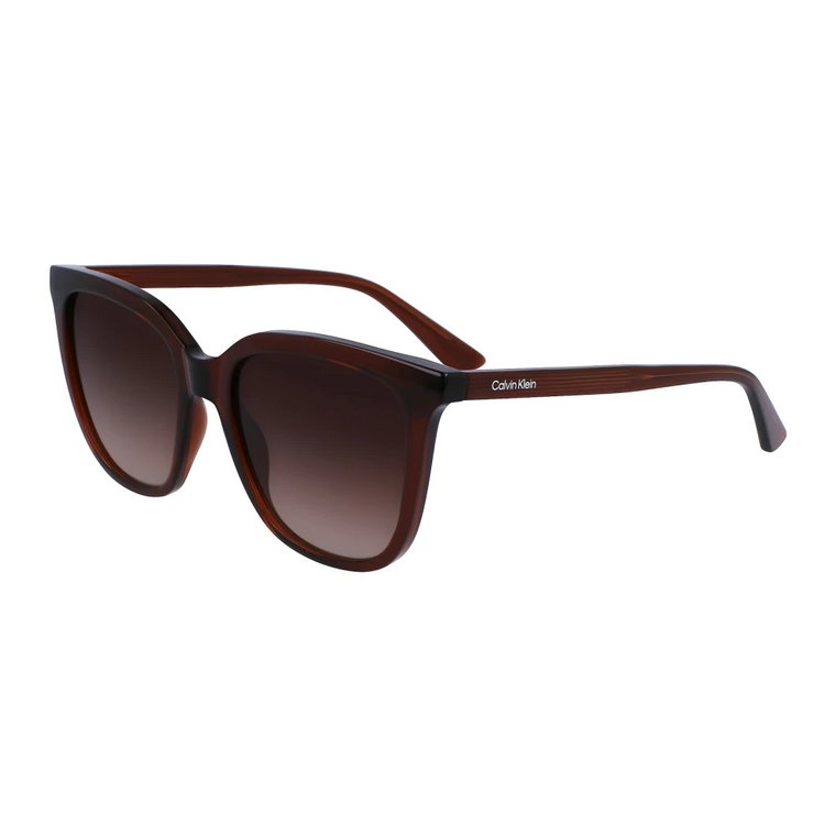 Brązowe Okulary Przeciwsłoneczne Ck23506S Calvin Klein