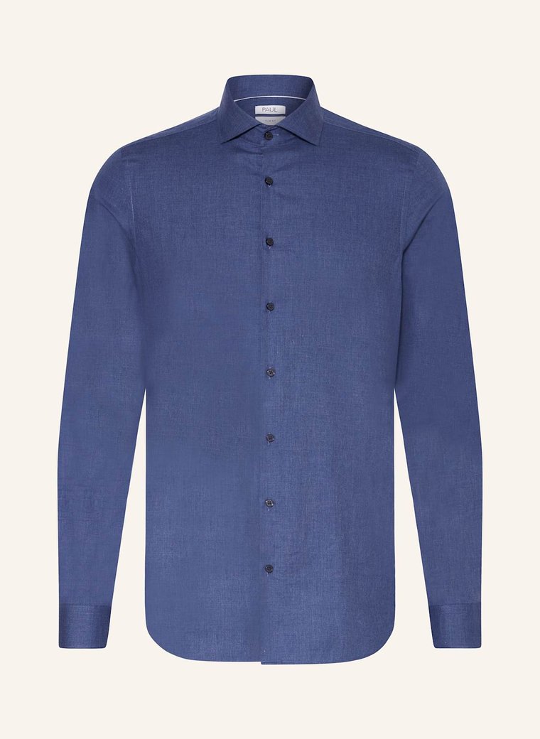 Paul Koszula Slim Fit blau