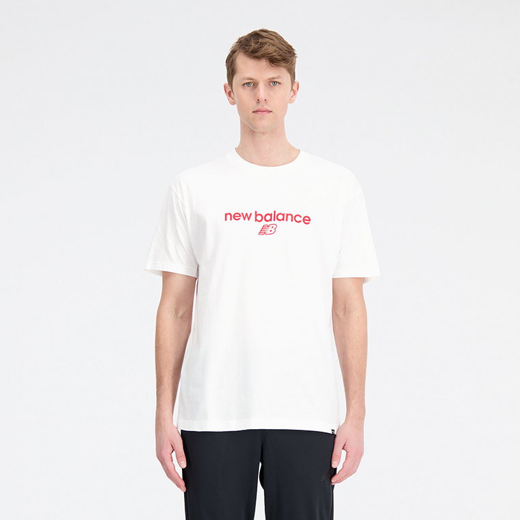 Koszulka męska New Balance MT33529WT  biała