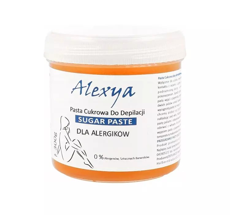 ALEXYA PASTA CUKROWA DO DEPILACJI DLA ALERGIKÓW 300G