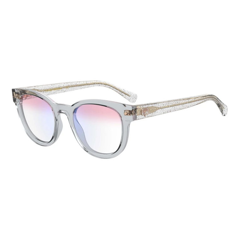 Okulary przeciwsłoneczne CF 7018/Bb w kolorze Glitter Grey/Pink Chiara Ferragni Collection