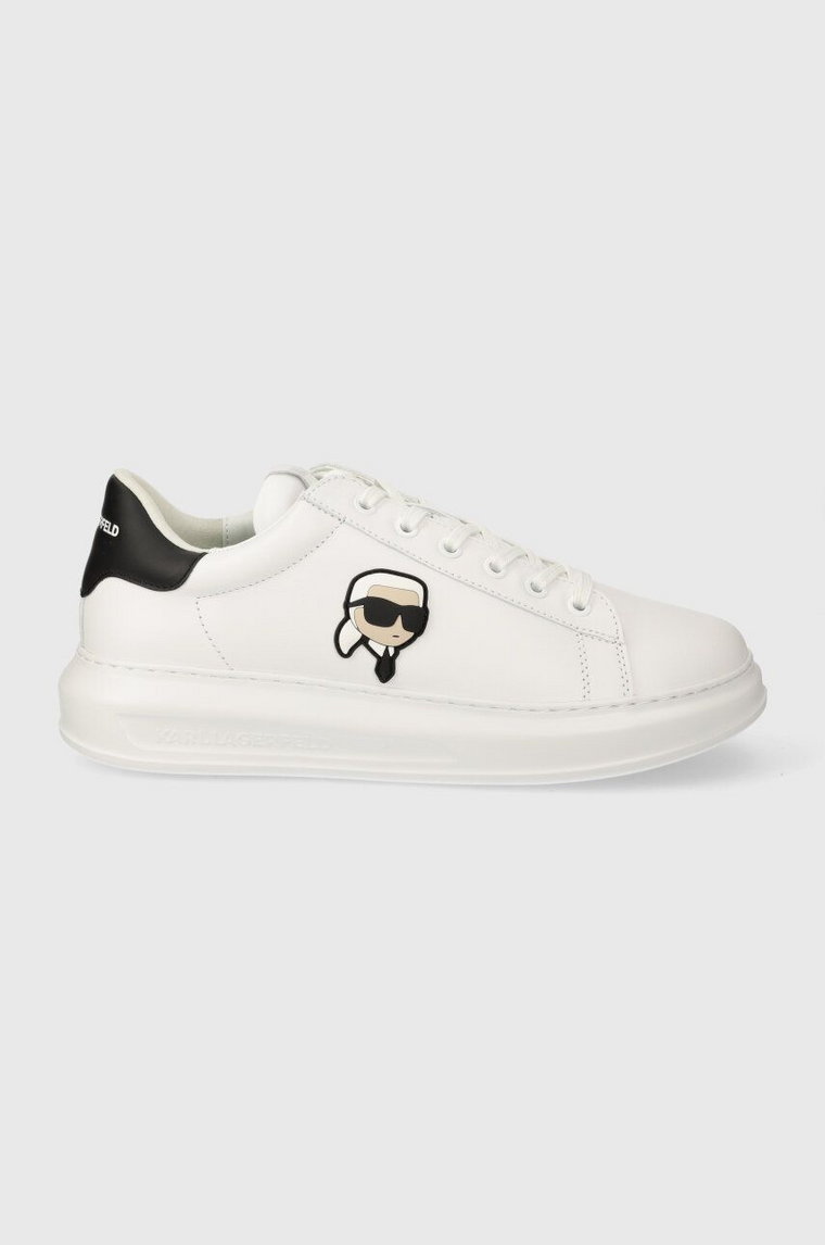 Karl Lagerfeld sneakersy skórzane KAPRI MENS kolor biały KL52530N