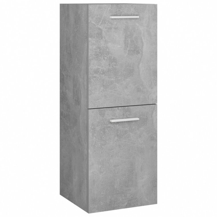 Szafka łazienkowa, szarość betonu, 30x30x80 cm, płyta wiórowa kod: V-804992