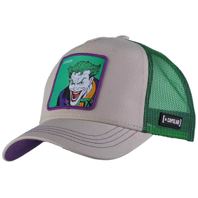 Capslab DC Comics Joker Cap CL-DC5-1-CAS-JOK2, Męskie, Beżowe, czapki z daszkiem, poliester, rozmiar: One size