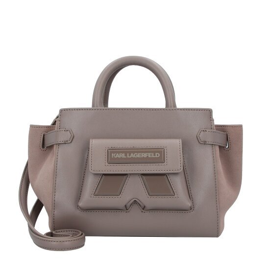 Karl Lagerfeld Ikon Torba Skórzany 34 cm ash grey