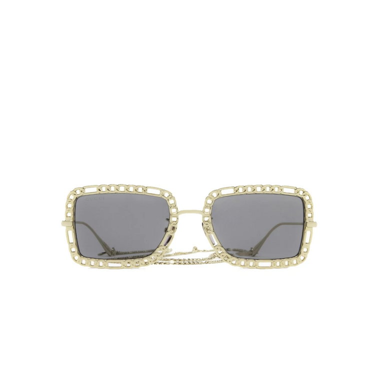 Okulary Przeciwsłoneczne z Kwadratową Ramką dla Kobiet Gucci