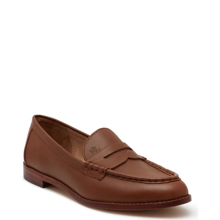 LAUREN RALPH LAUREN Skórzane mokasyny WYNNIE-FLATS-LOAFER