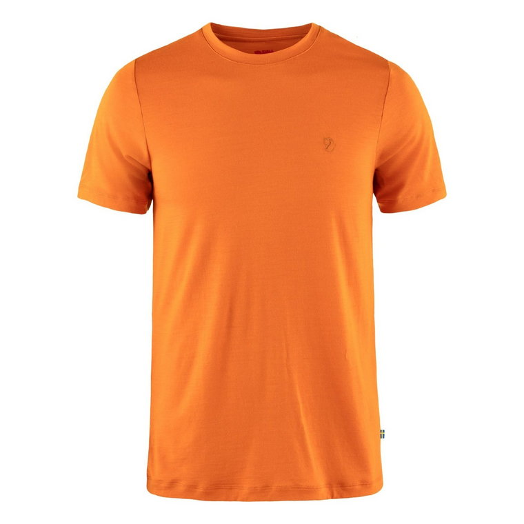 T-shirt męski Fjallraven Abisko Wool sunset orange - S