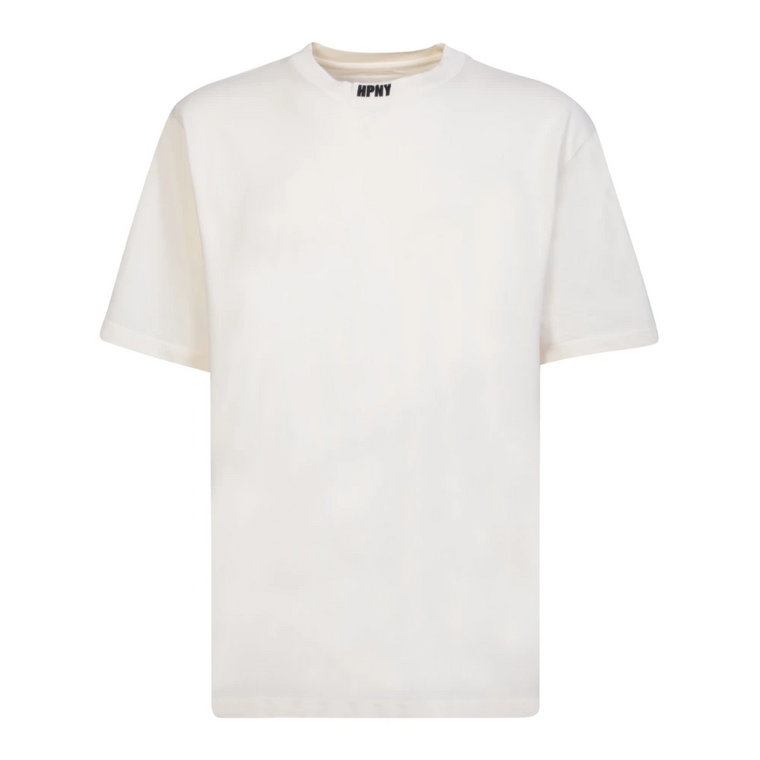 Biała koszulka z haftowanym logo Off White