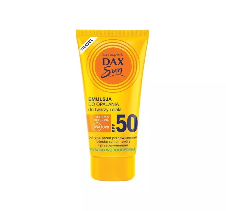 DAX SUN EMULSJA DO OPALANIA DO TWARZY I CIAŁA SPF50 50ML