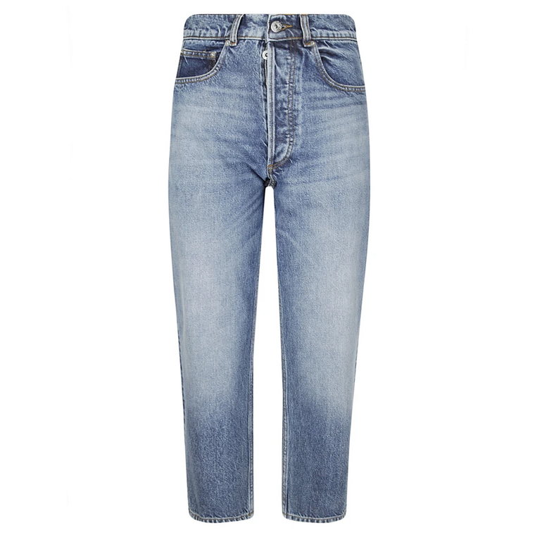 Spodnie Cropped Straight Leg z Kieszeniami JW Anderson