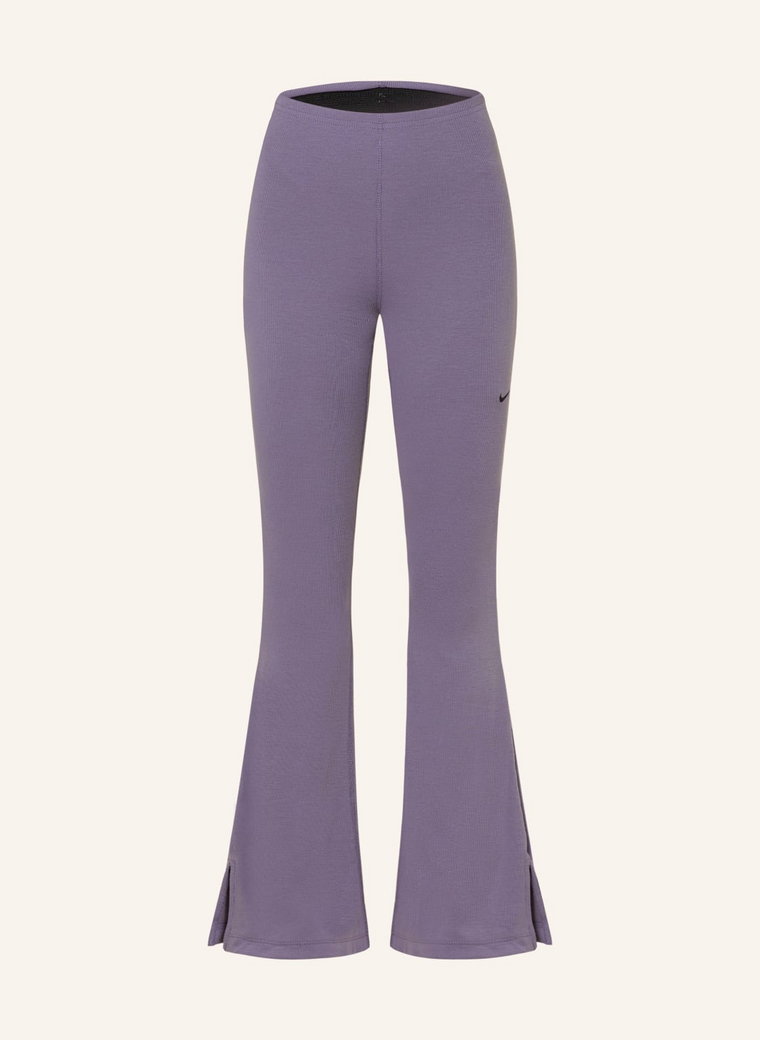 Nike Legginsy Sportswear Chill Knit lila