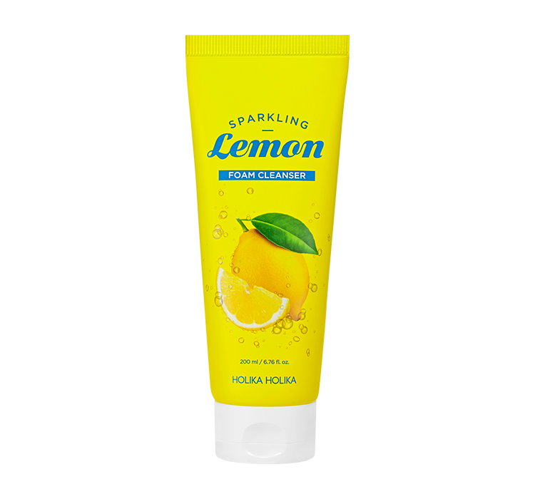 HOLIKA HOLIKA SPARKLING LEMON OCZYSZCZAJĄCA PIANKA DO TWARZY ŻEL MYJĄCY