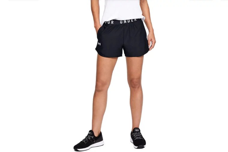 Under Armour Play Up Short 3.0 1344552-001, Damskie, Czarne, spodenki, poliester, rozmiar: S