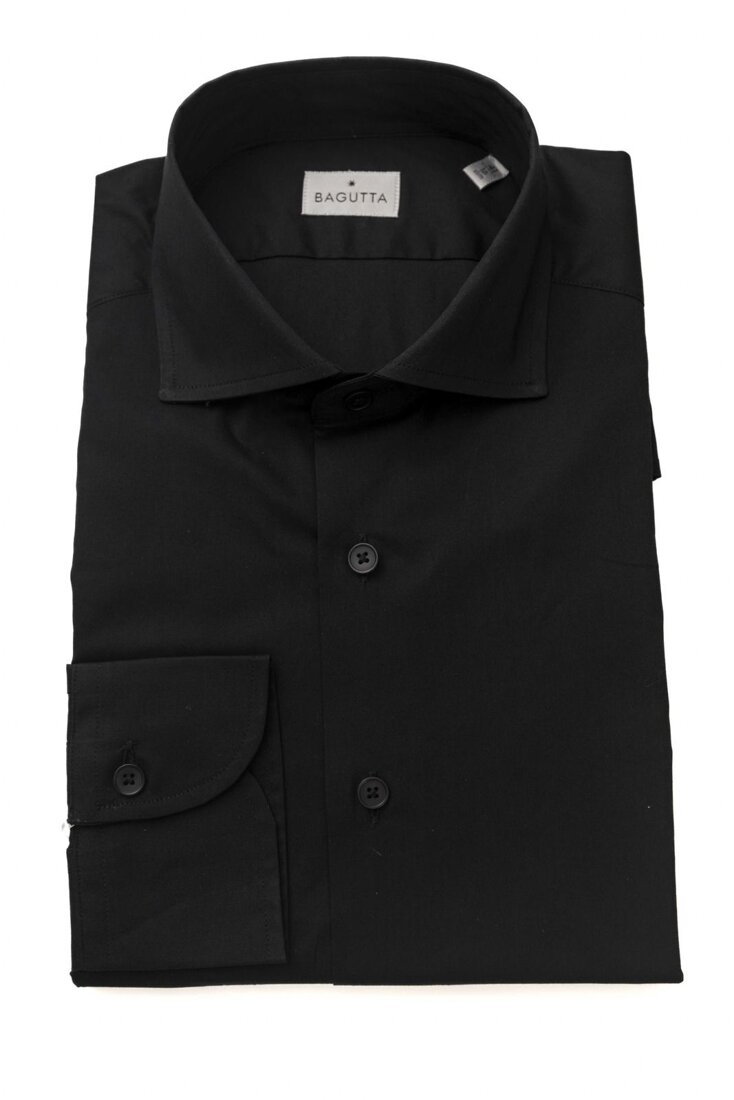 Koszula marki Bagutta model 12745UN WALTER kolor Czarny. Odzież męska. Sezon: