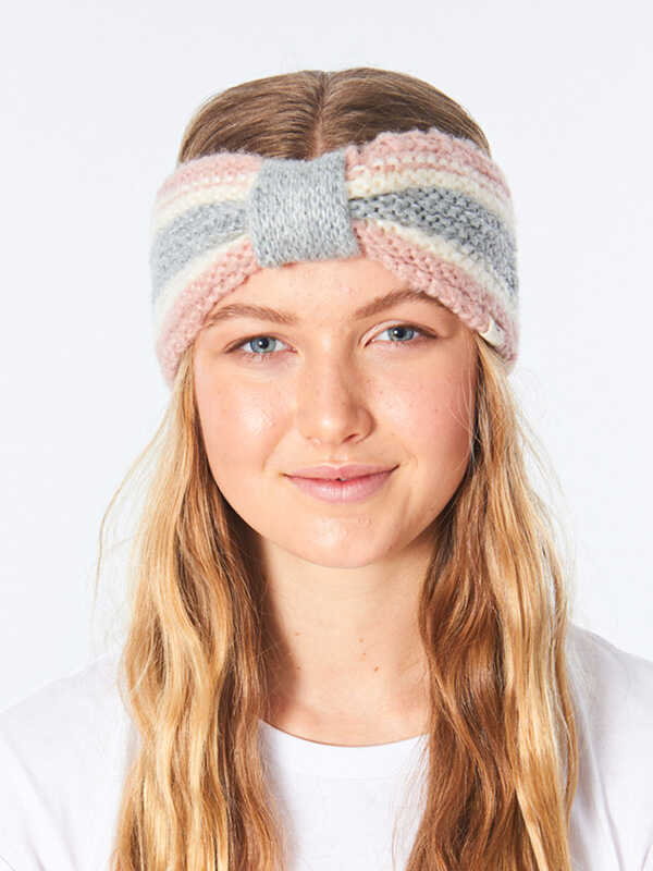 Rip Curl CHAMONIX STRIPE HEAD DUSK PINK czapka zimowa damska