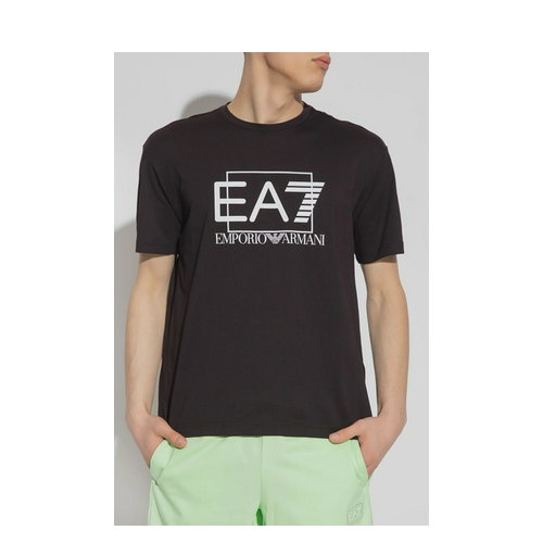 Koszulka EA7 Train Visibility M Tee Loose 2XL Black (8056787403901). T-shirty męskie