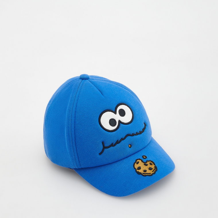 Reserved - Czapka z daszkiem Cookie Monster - niebieski