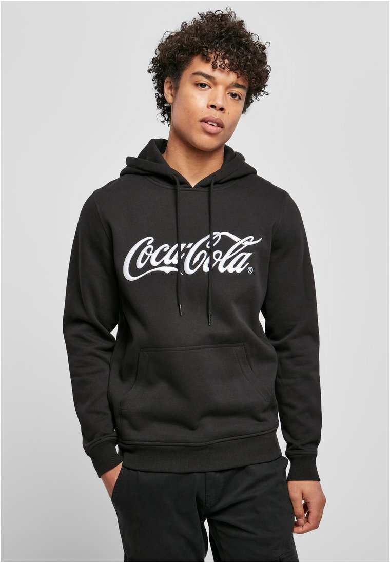 Bluza Z Kapturem Męska Czarna Merchcode MC136 Coca Cola