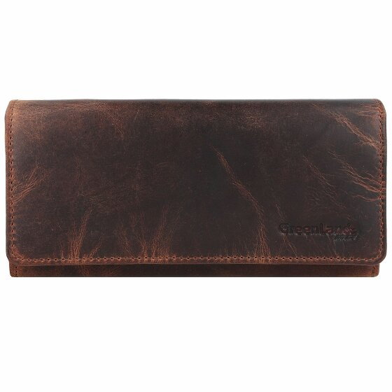 Greenland Nature Montana Wallet RFID Leather 19 cm braun