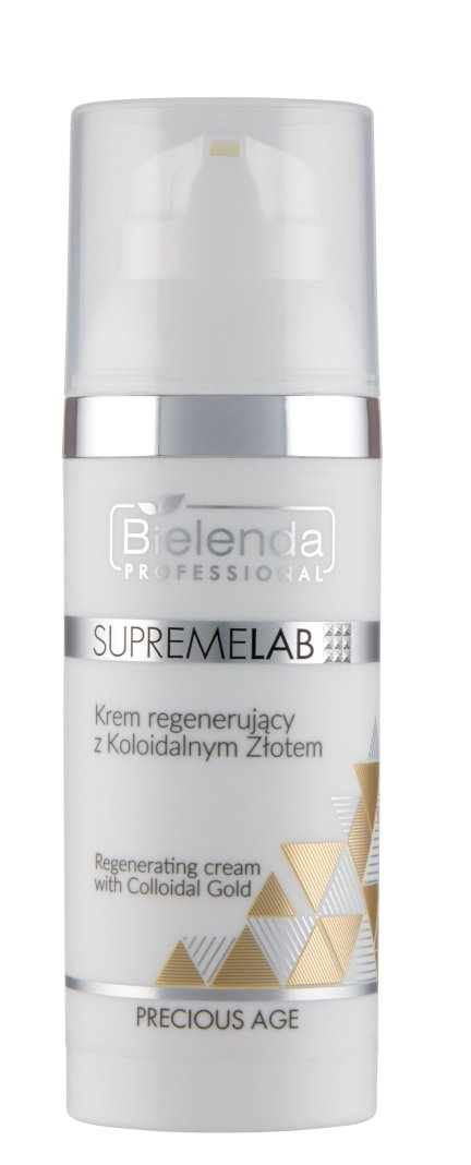 Bielenda Professional Supremelab Krem regenerujący z koloidalnym złotem 50 ml