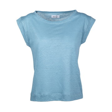 NIU, T-shirt Niebieski, female,