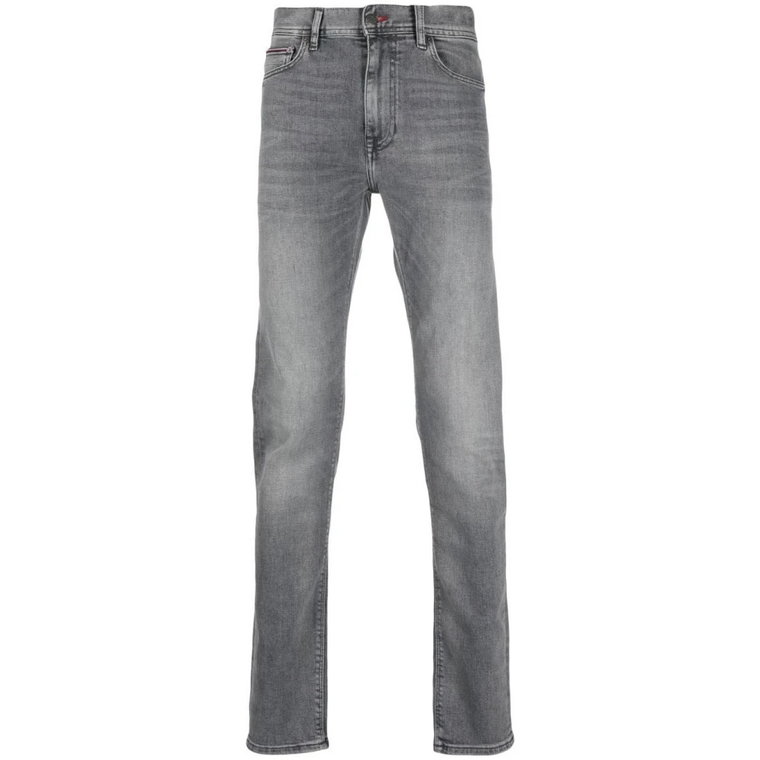 Szare Straight Alma Jeans Tommy Hilfiger