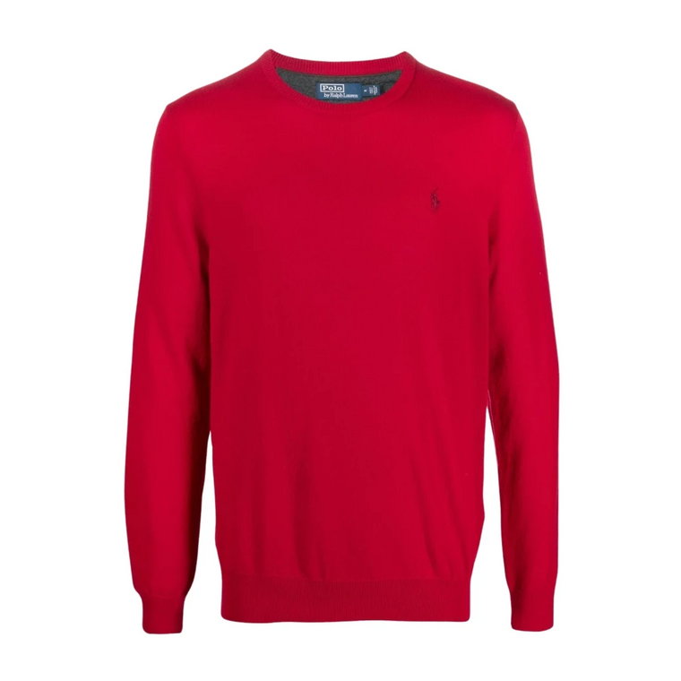 Czerwone Swetry - LS CN Pp-Long Sleeve-Pullover Polo Ralph Lauren