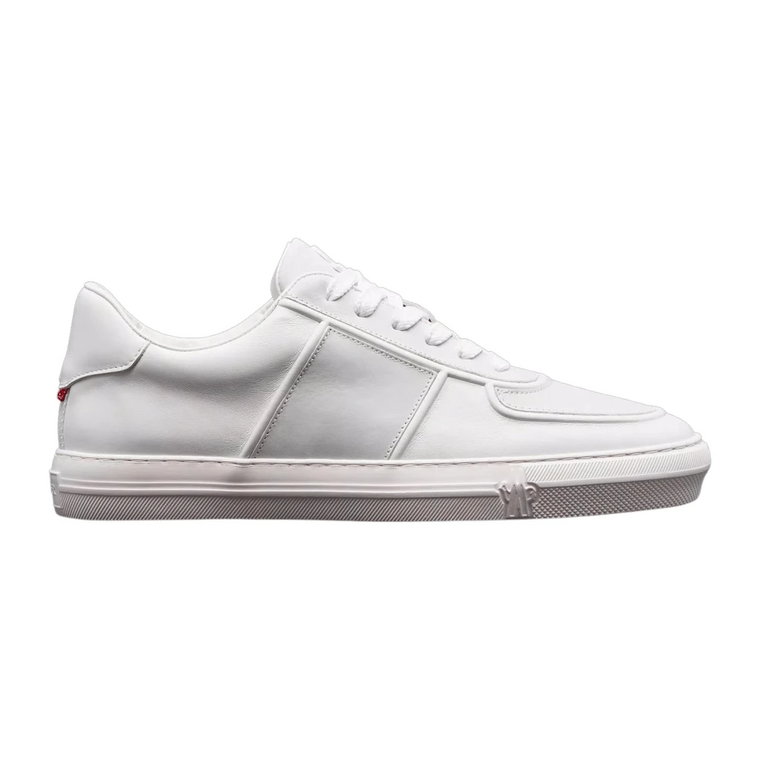 Elegancki Model Sneakersów w Białym Kolorze Moncler