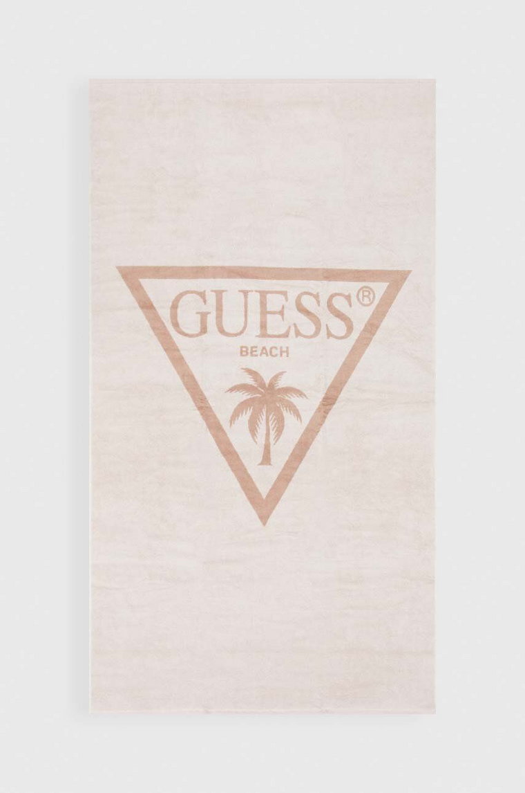 Guess ręcznik kąpielowy JACQ kolor beżowy E4GZ28 SG00P