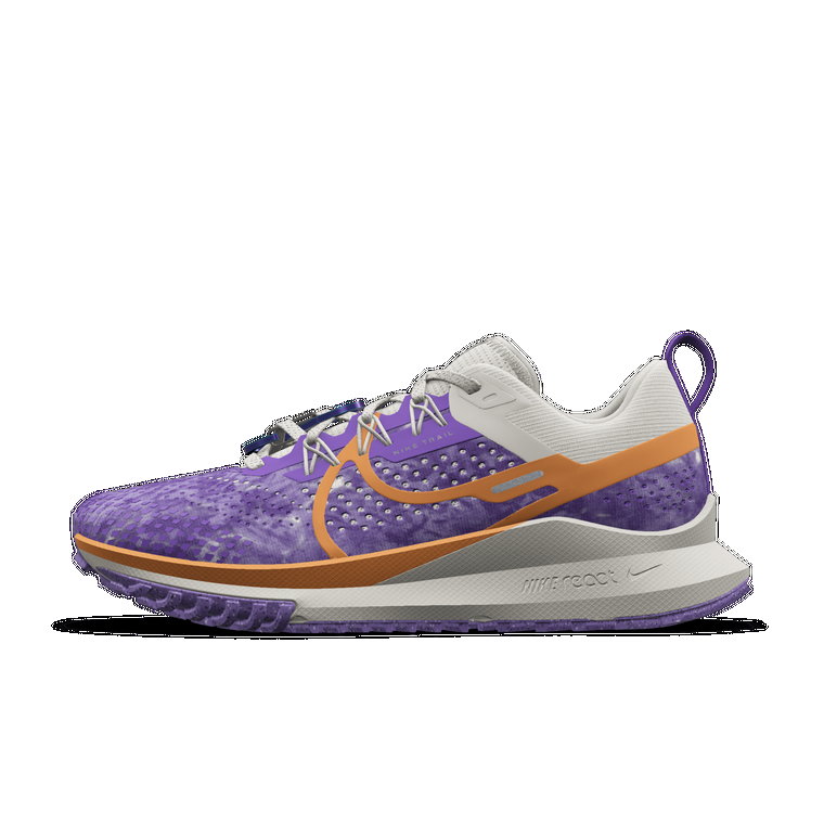 Damskie personalizowane buty do biegania w terenie Nike Pegasus Trail 4 By You - Fiolet