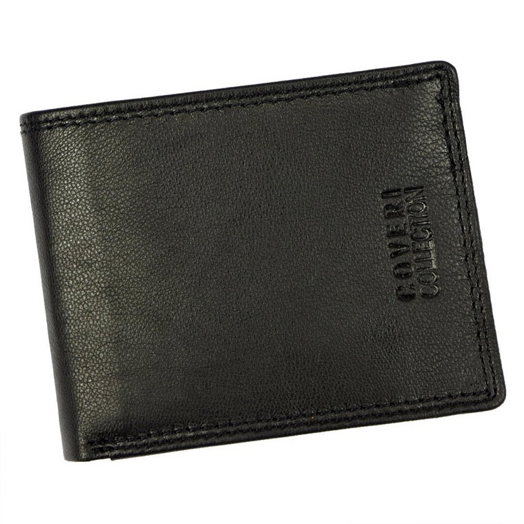 Skórzany stylowy rozkładany męski portfel Coveri