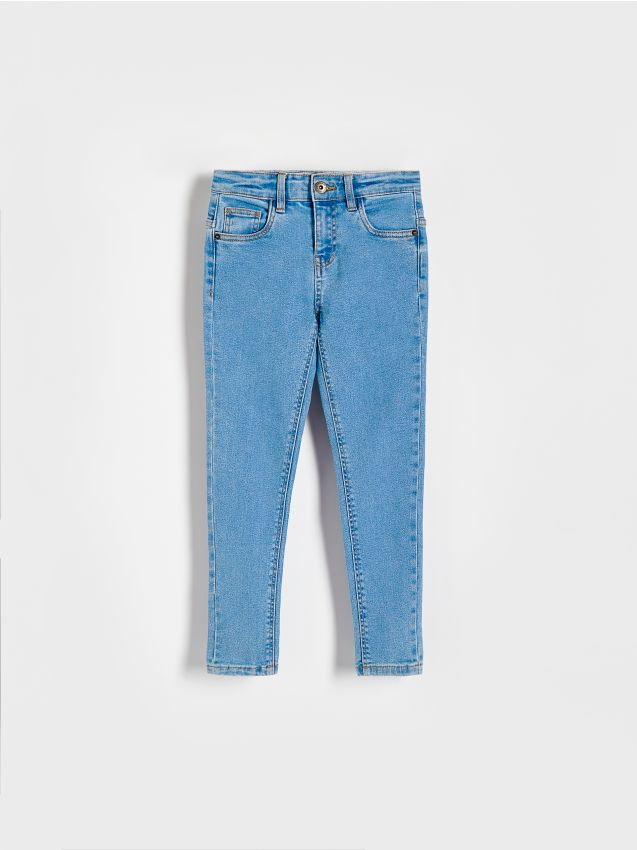 Reserved - Elastyczne jeansy slim - niebieski