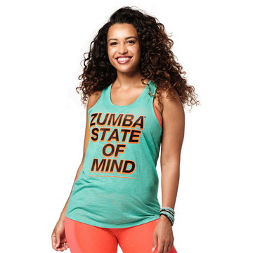 Koszulka fitness damska turkusowa Zumba