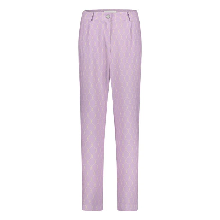 Spodnie Flair w Kolorze Fioletowym Jane Lushka