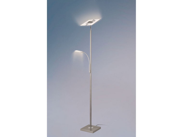 LIVARNO home Lampa podłogowa LED z ramieniem do czytania, regulowane odcienie bieli