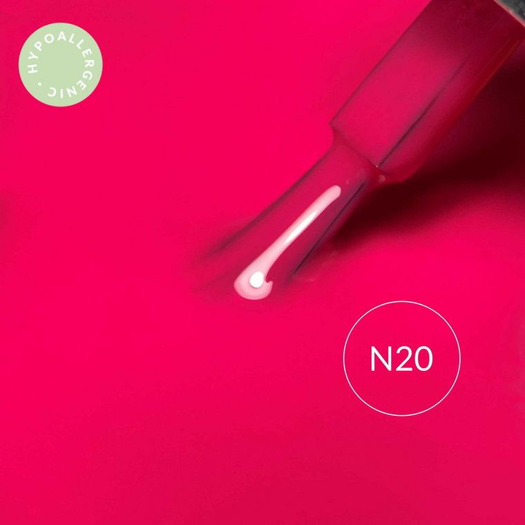 Lakier hybrydowy hipoalergiczny ciemny różowy 7ml - Pink Punk N20