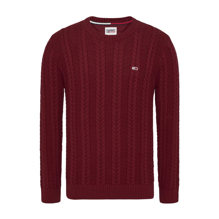 Swetry Bordeaux - Elegancja i Komfort Tommy Hilfiger