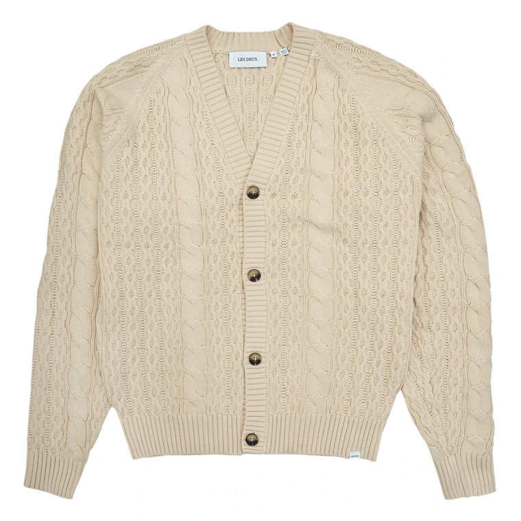 Gavin Cable Ivory Cardigan Les Deux