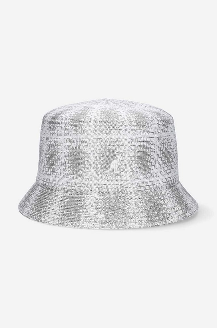 Kangol kapelusz Grounge Plaid Bin kolor szary K3548.GREY-GREY/WHT