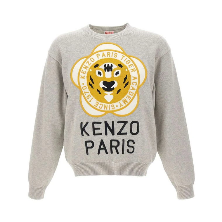 Szare Swetry - Kenzo Paris Kenzo