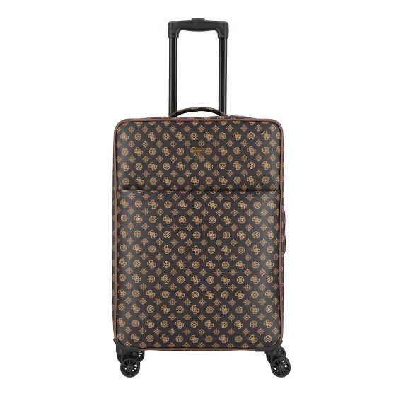 Guess Napoli 4 kółka Walizka 68 cm dark brown-ochre